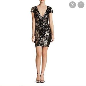 Nwt small gold sequin crystal bling gold Zoe v